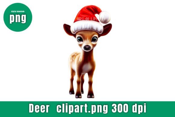 Download Little Deer Cartoon Painting, 3d Style - Style Collection