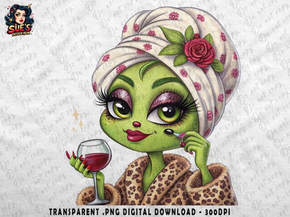 Download Spa Alien Diva | Cute Self-Care PNG - Cute Collection