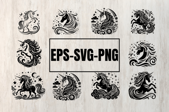 Download Unicorn Svg Bundle - Unicorn Collection