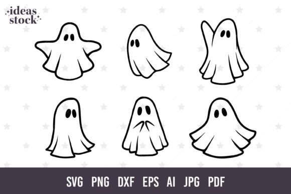 Download Bundle Cute Ghost Svg. Halloween Svg. - Cute Collection